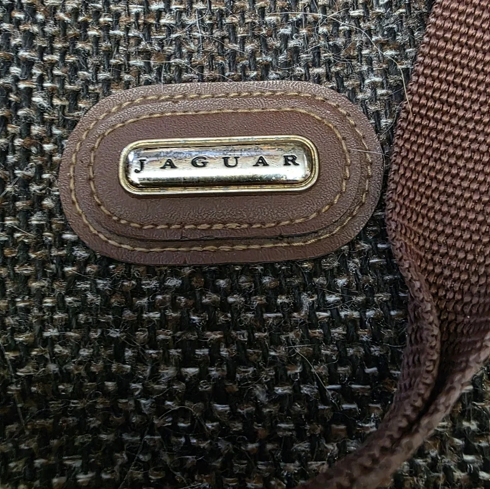Brown Tweed Bag Jaguar Luggage